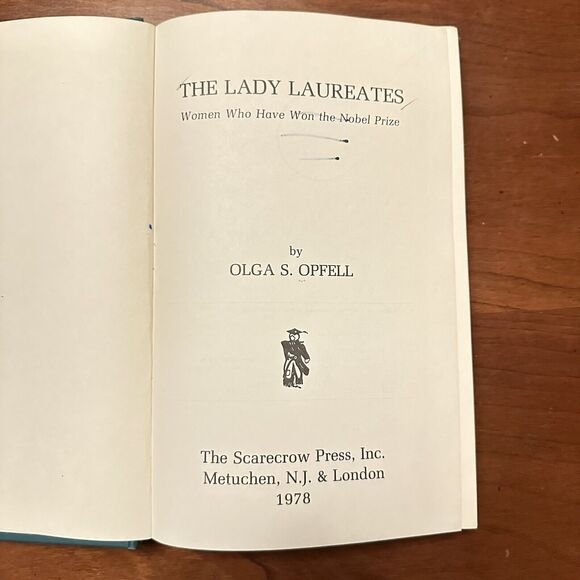 The Lady Laureates by Olga S. Opfell - 1978 Hardcover, Ex-Library - Picture 8 of 9